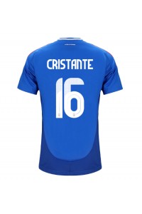 Fotbalové Dres Itálie Bryan Cristante #16 Domácí Oblečení ME 2024 Krátký Rukáv